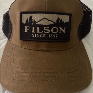 Filson Brown Trucker Hat